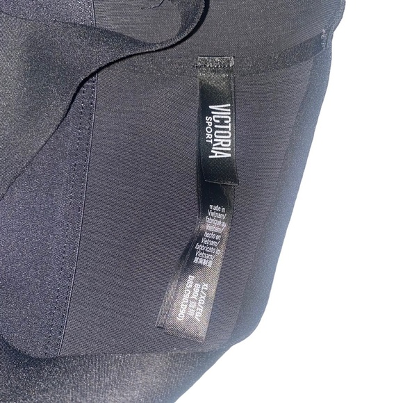 VICTORIA secret sport black sports bra vsx XL racer back mesh - Picture 5 of 5